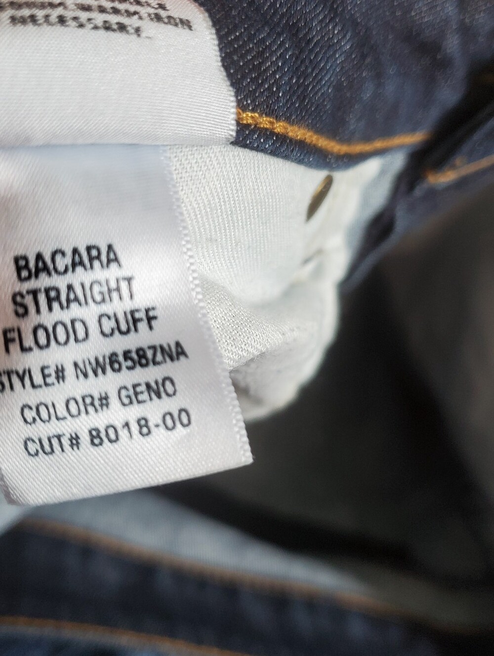 Hudson Womens Straight Cropped Jeans Size 31 Bacara Denim - Picture 12 of 13
